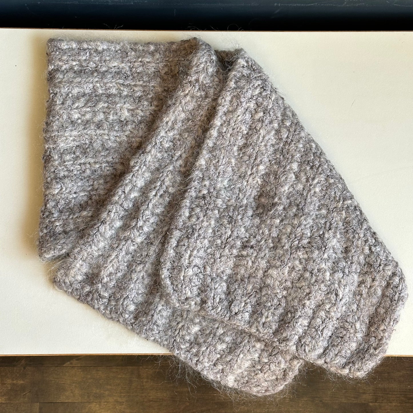 Percy Knits Wide Scarf