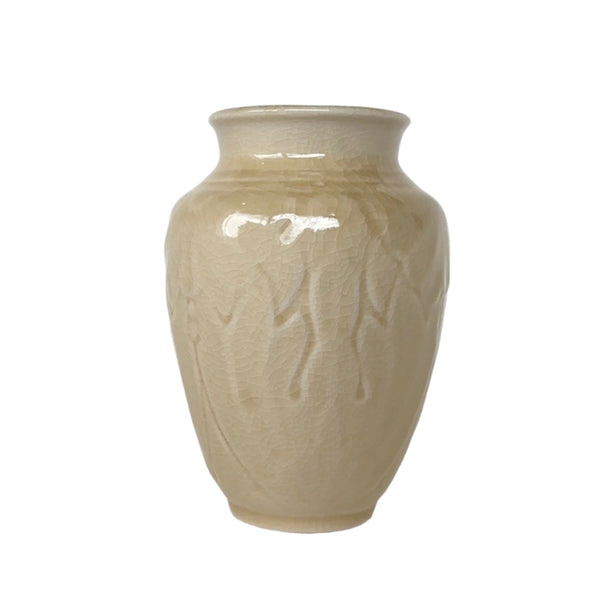 Vintage 1946 Rookwood Pottery Creamy Yellow Vase