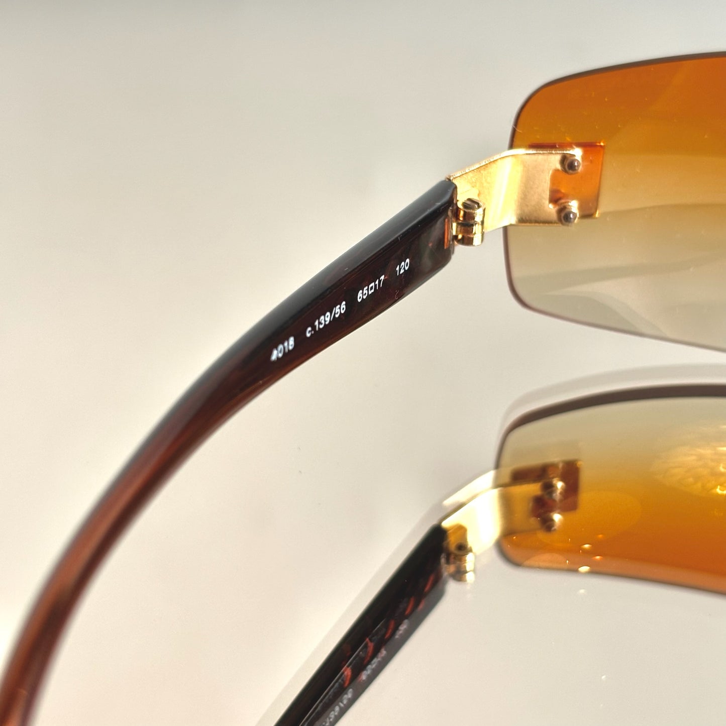 Vintage Chanel Rimless Sunglasses