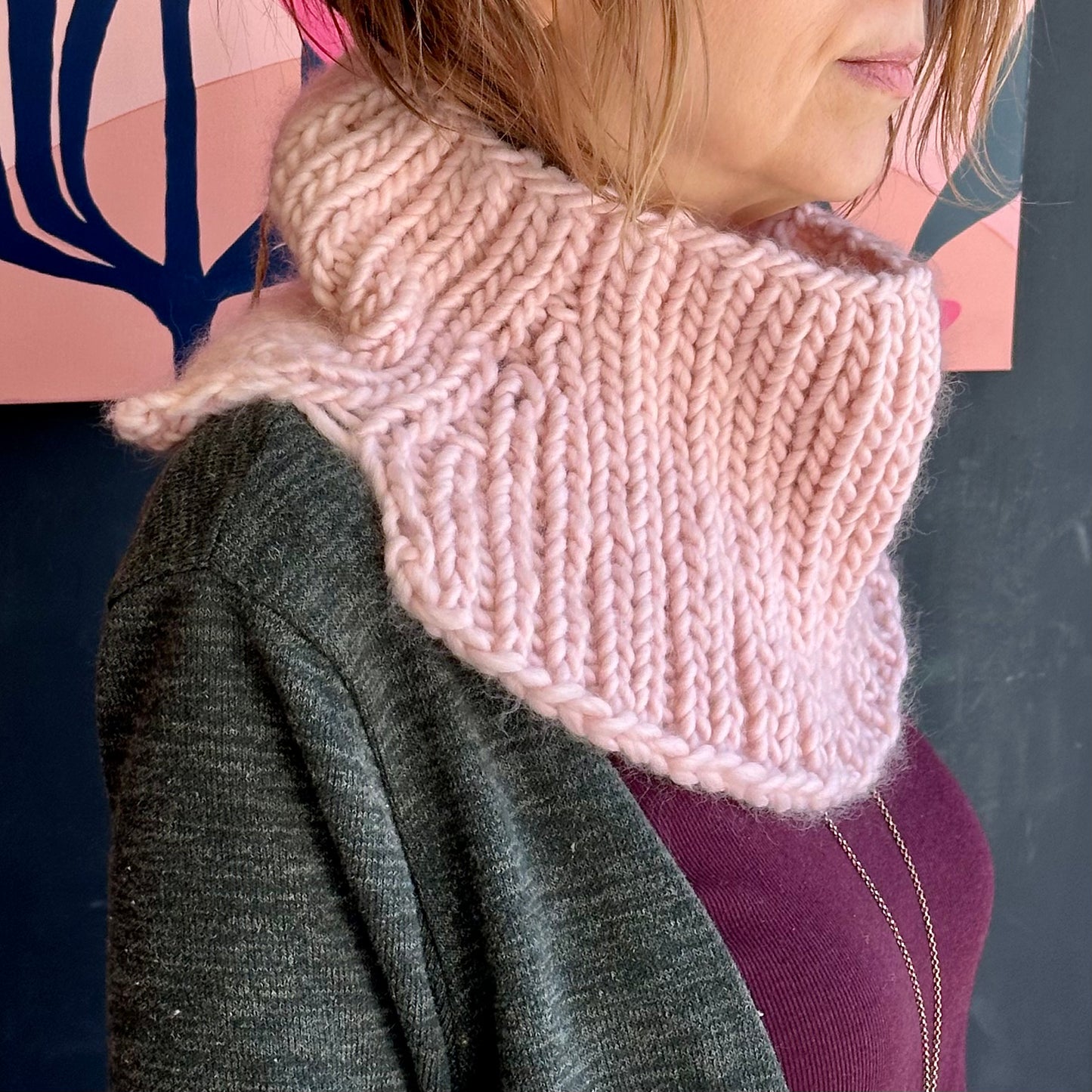 Percy Knits Merino Wool Cowl