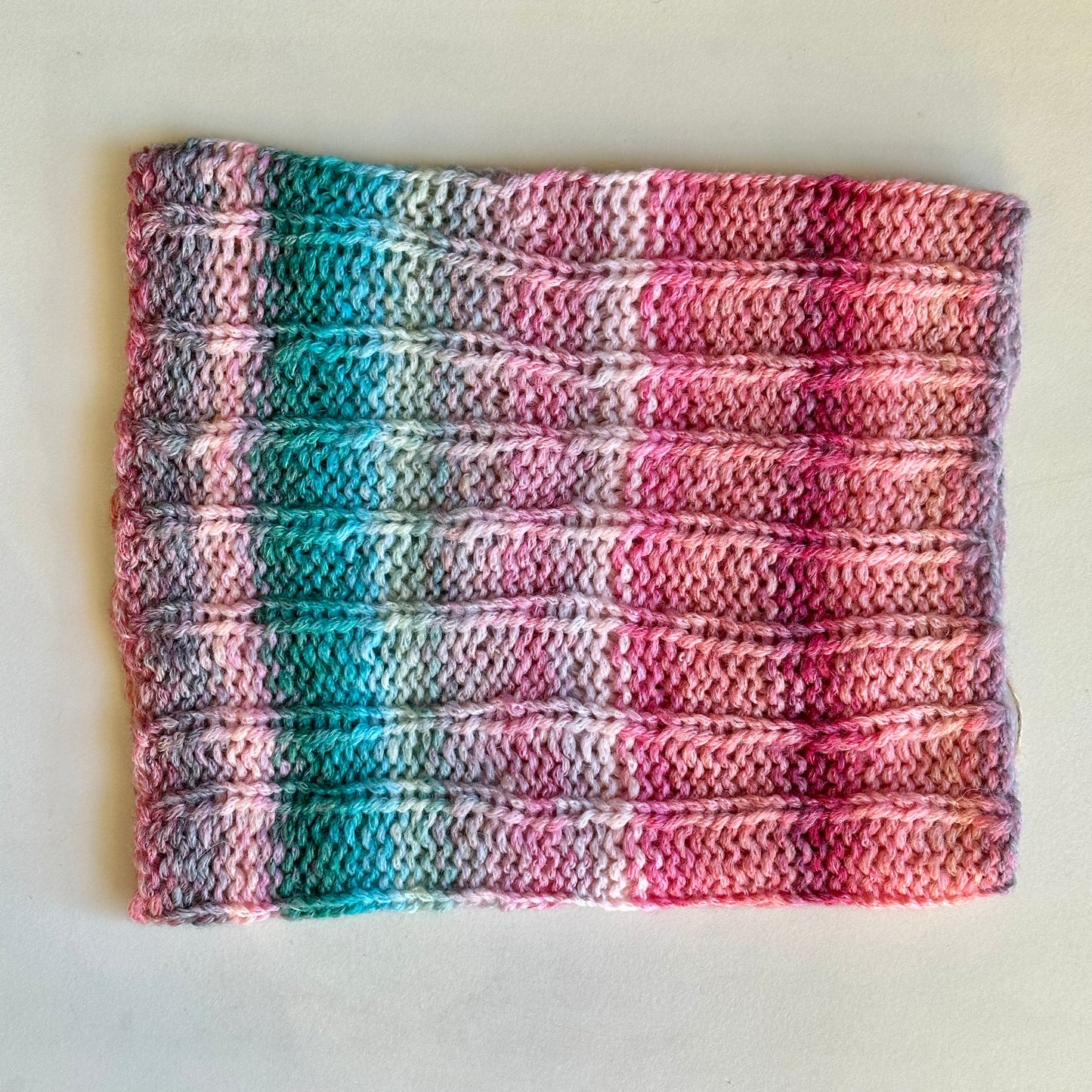 Percy Knits Rainbow Cowl Scarf
