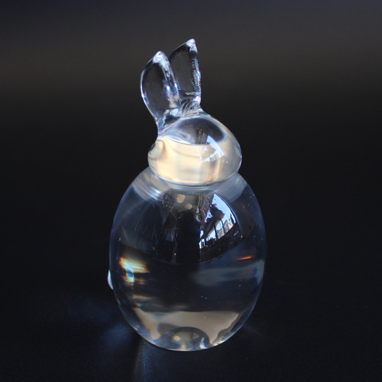 Vintage Hadeland Norwegian Crystal Bunny