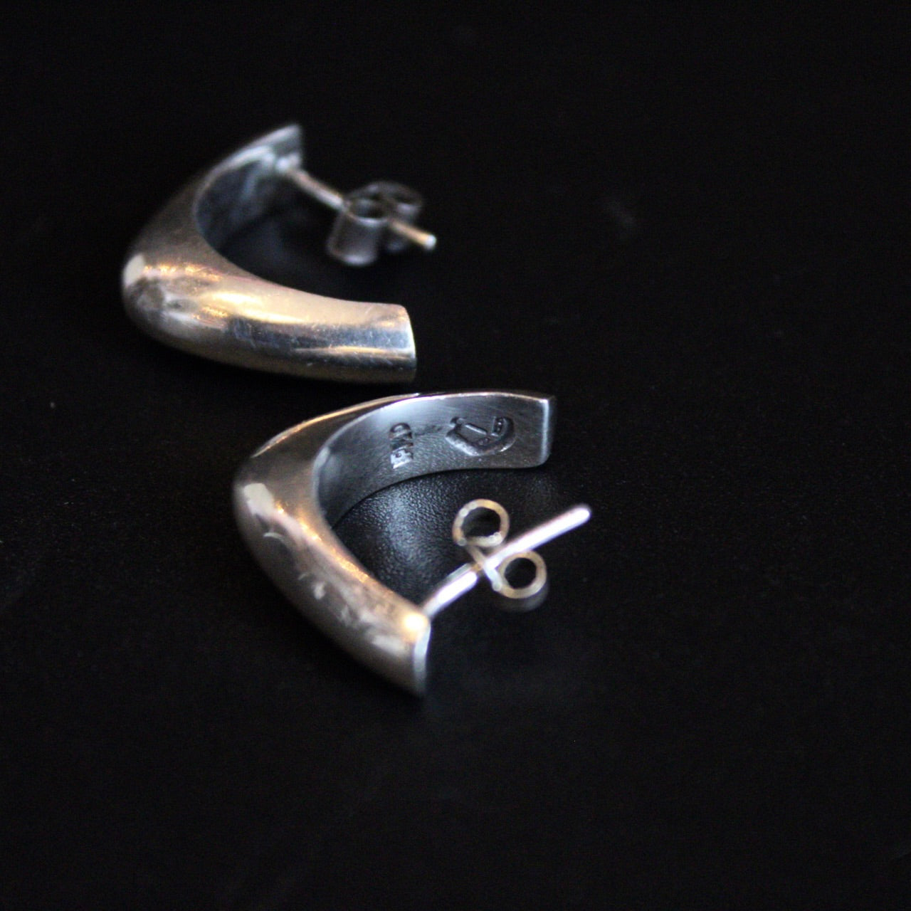 Vintage Mexican Silver Earrings