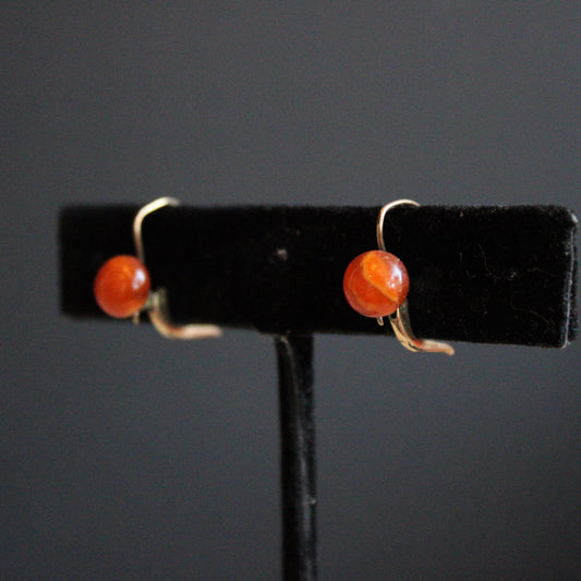 Vintage Amber Earrings