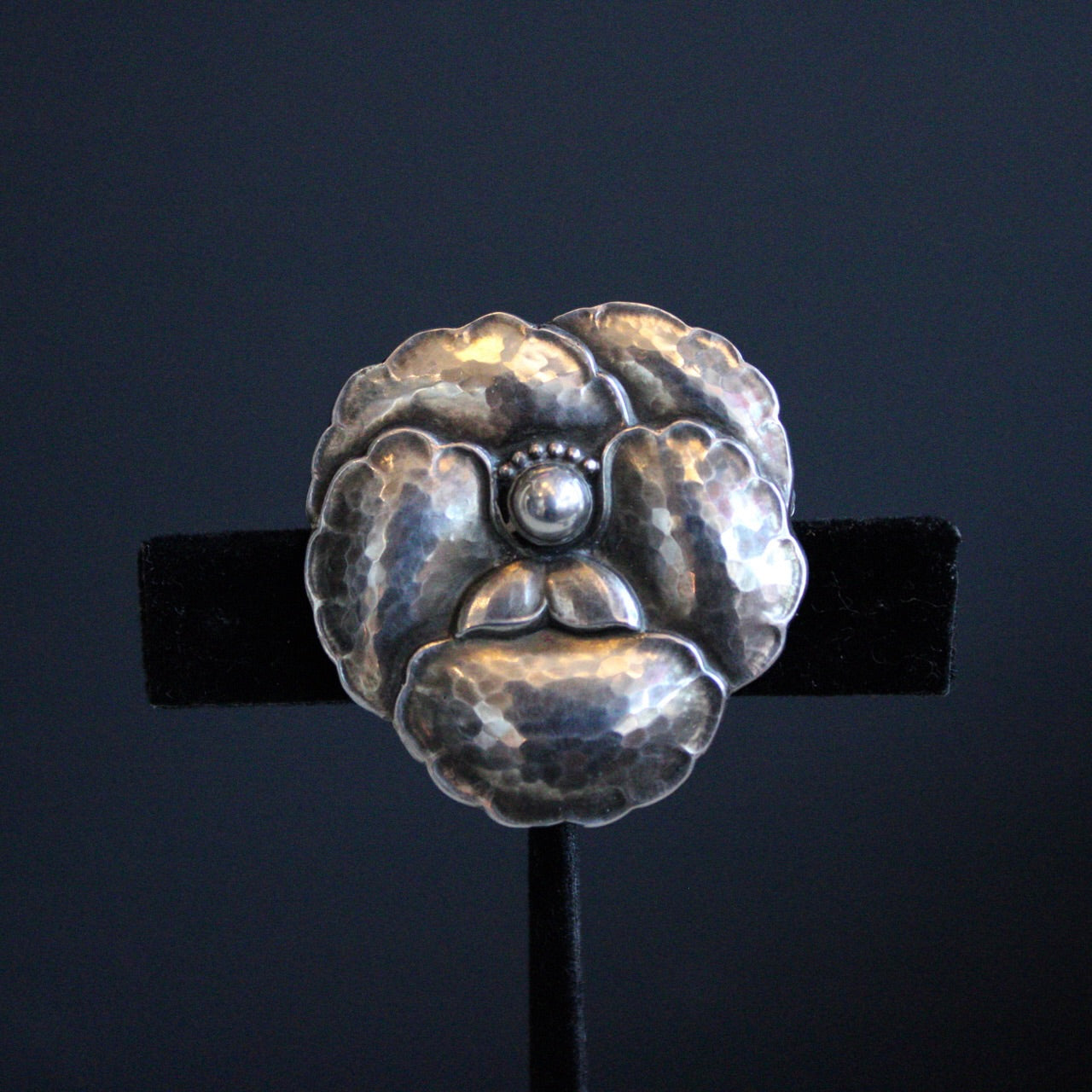 Vintage Georg Jensen Pansy Brooch #113