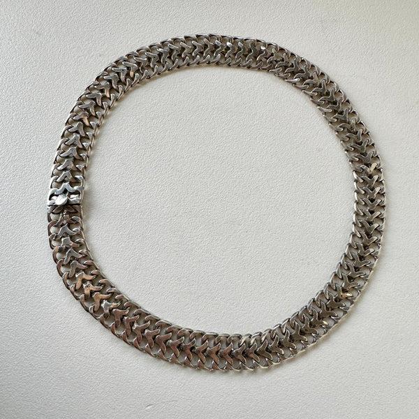 Vintage Mexican Silver Necklace (3)