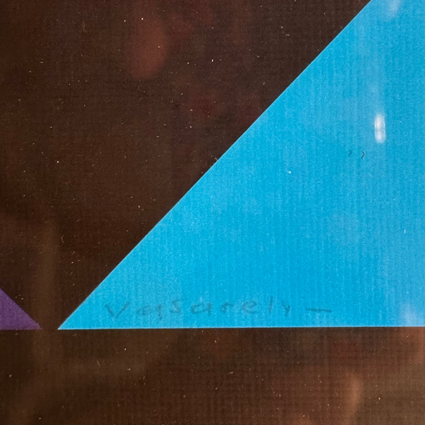 Vintage Victor Vasarely "Sidney Janis New York January 66"