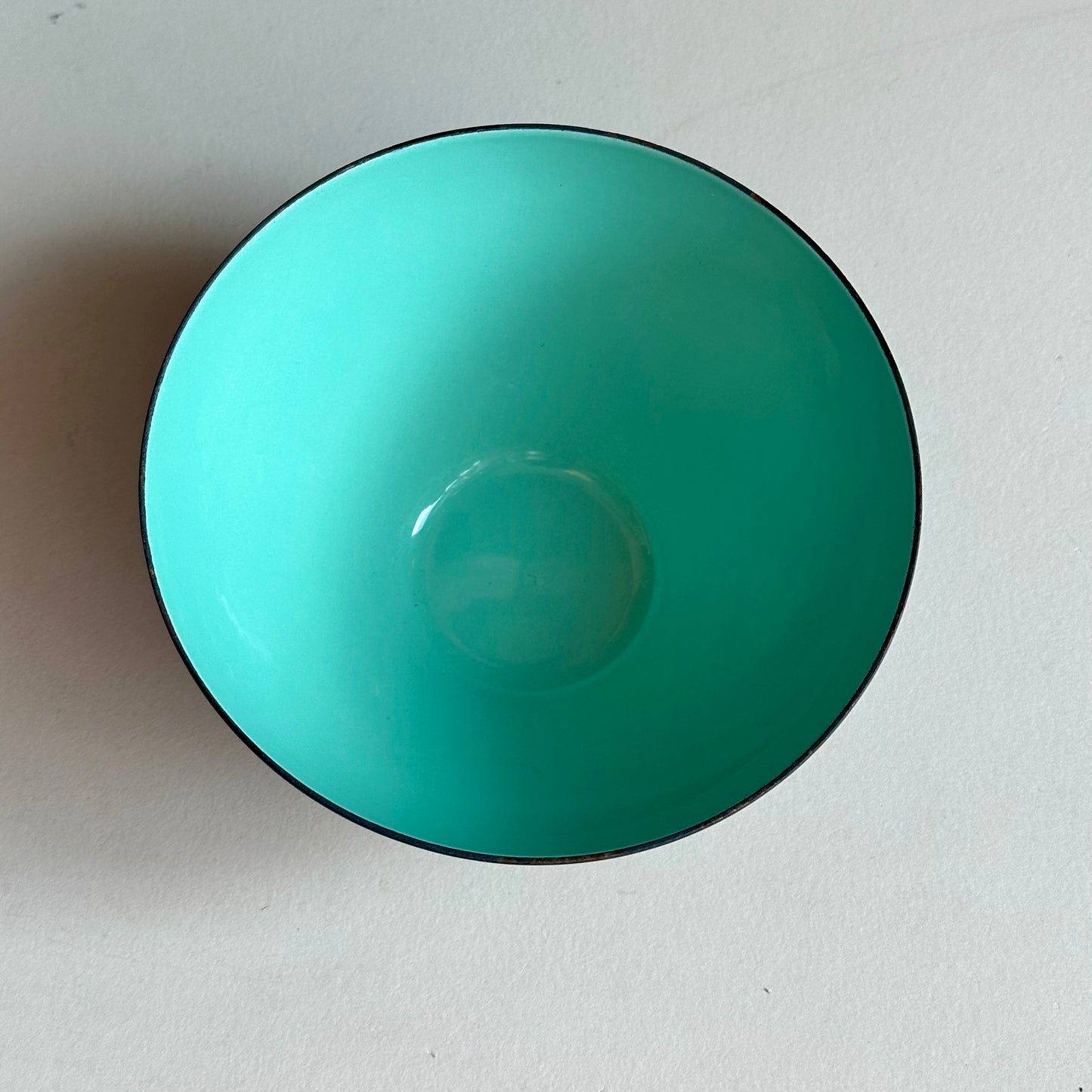 Vintage Mid Century Danish Enamel Krenit Bowl, 13cm