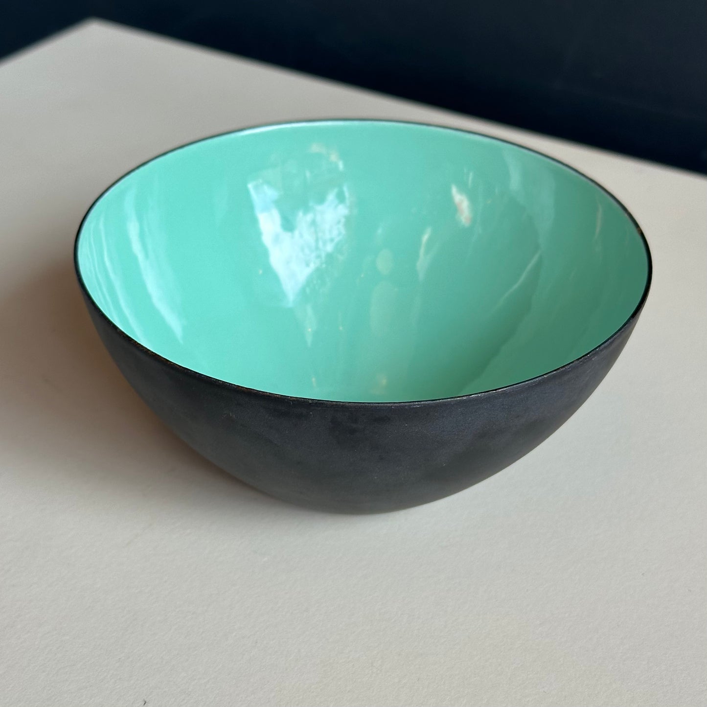 Vintage Mid Century Danish Enamel Krenit Bowl, 13cm