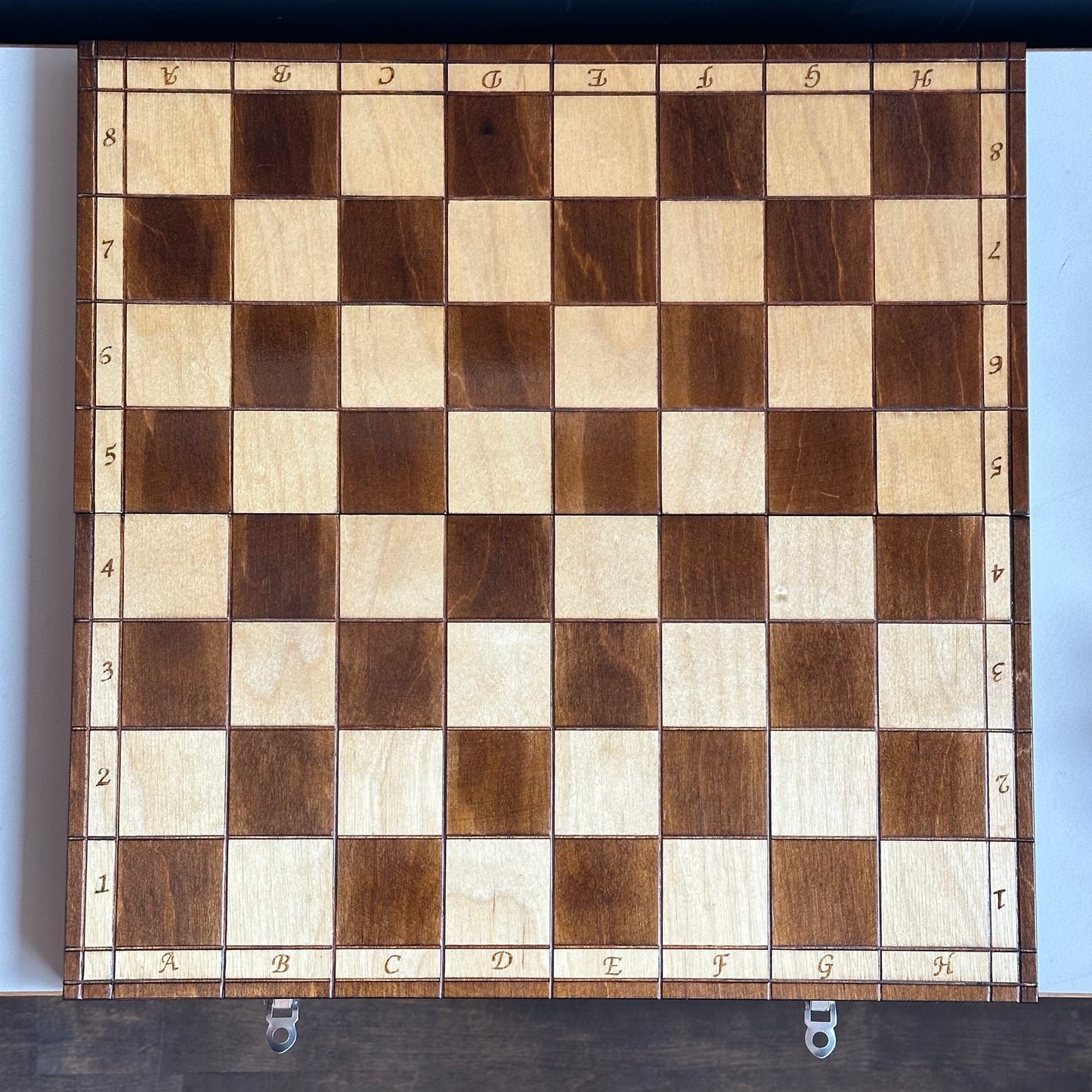 Vintage Eastern European Hand Painted Wood Chess Set