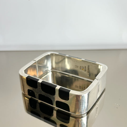 Quintin V Taxco Inlay Clasp Bracelet