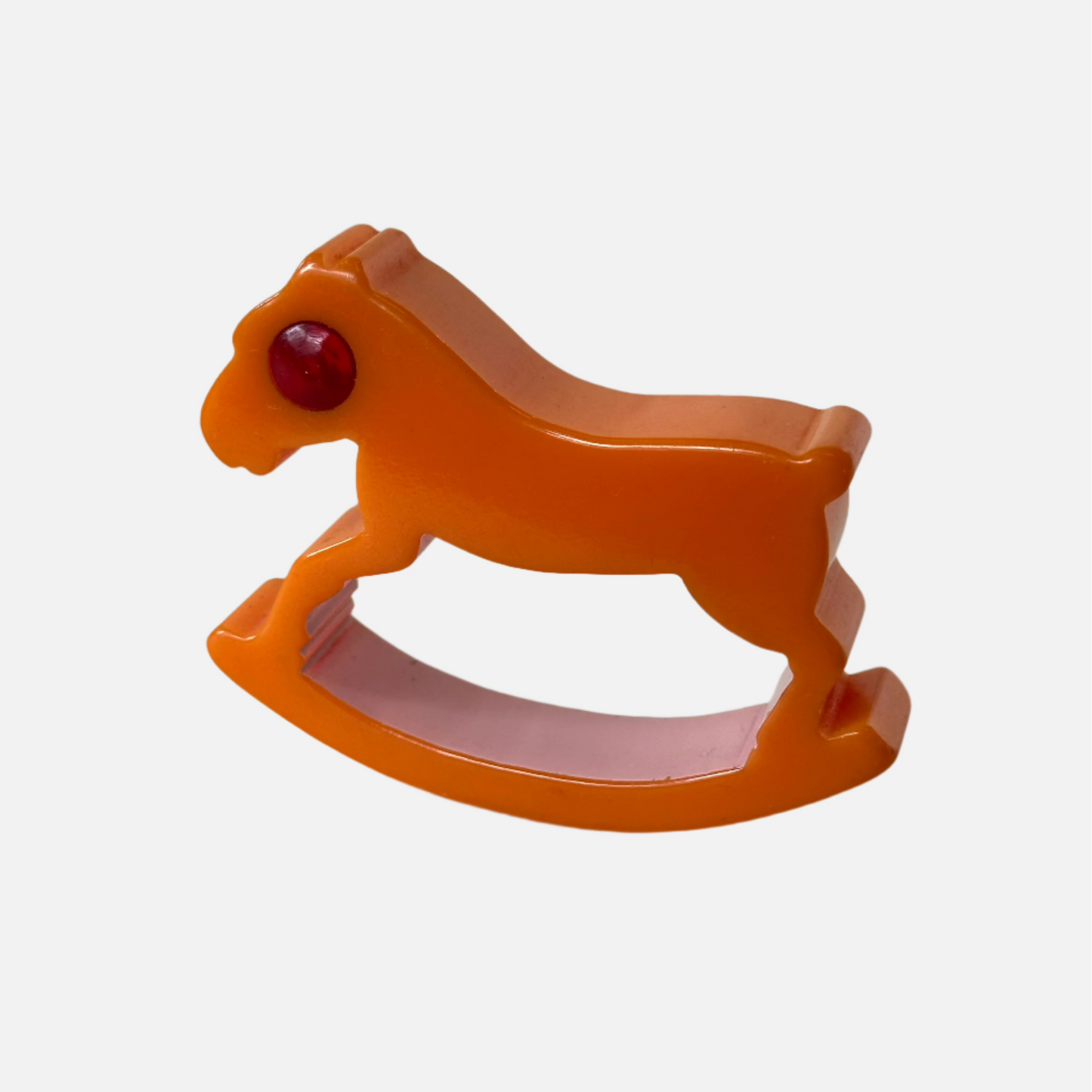 Vintage Catalin (Bakelite) Rocking Horse Napkin Ring