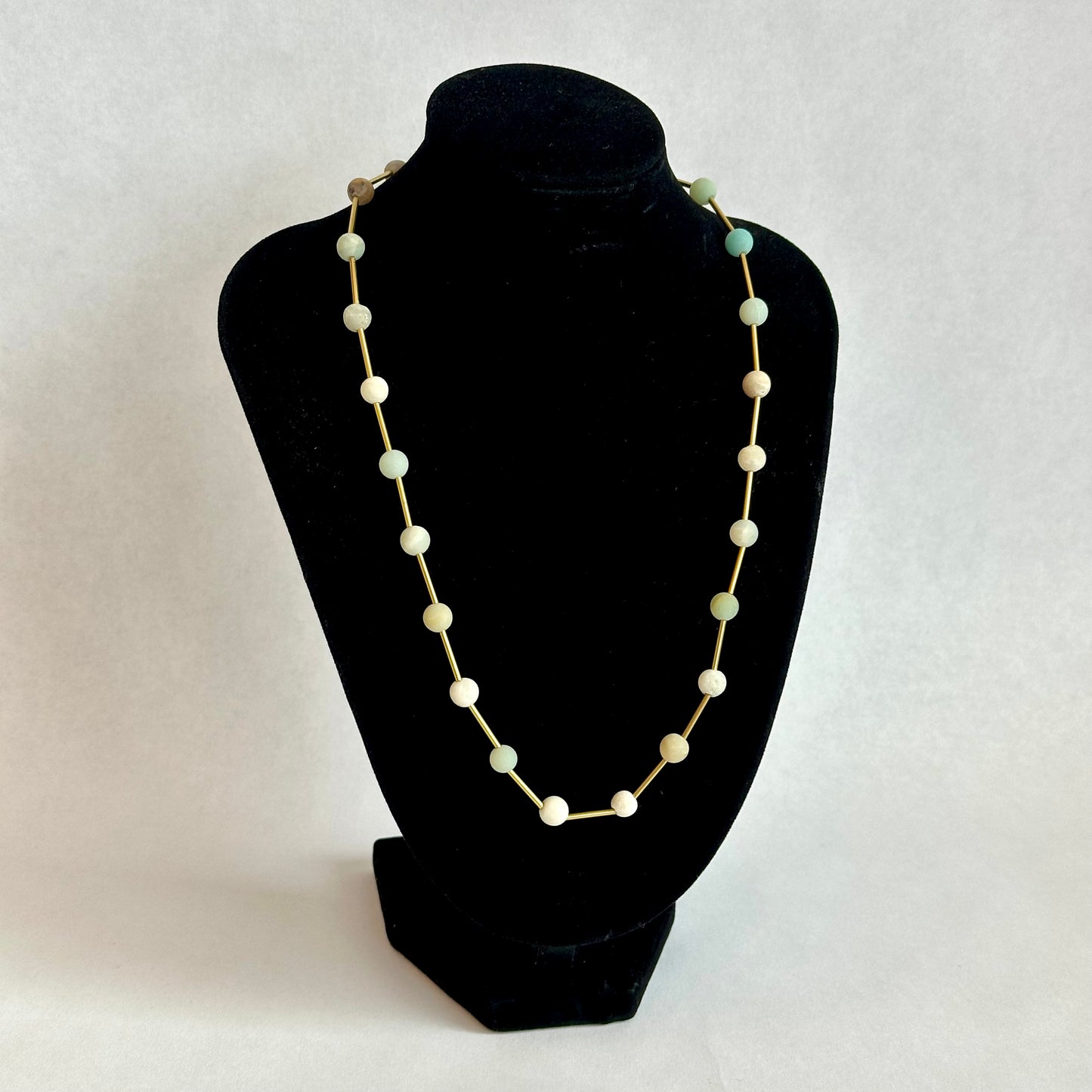 Boho Designs by Katya Amazonite Necklace Collection for Olson House