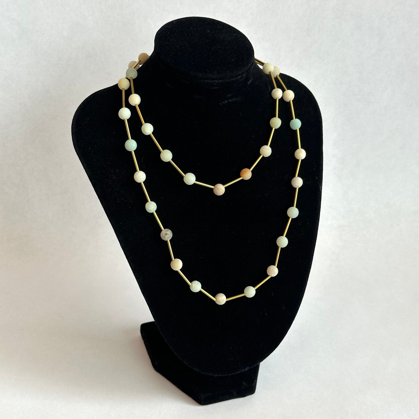 Boho Designs by Katya Amazonite Necklace Collection for Olson House