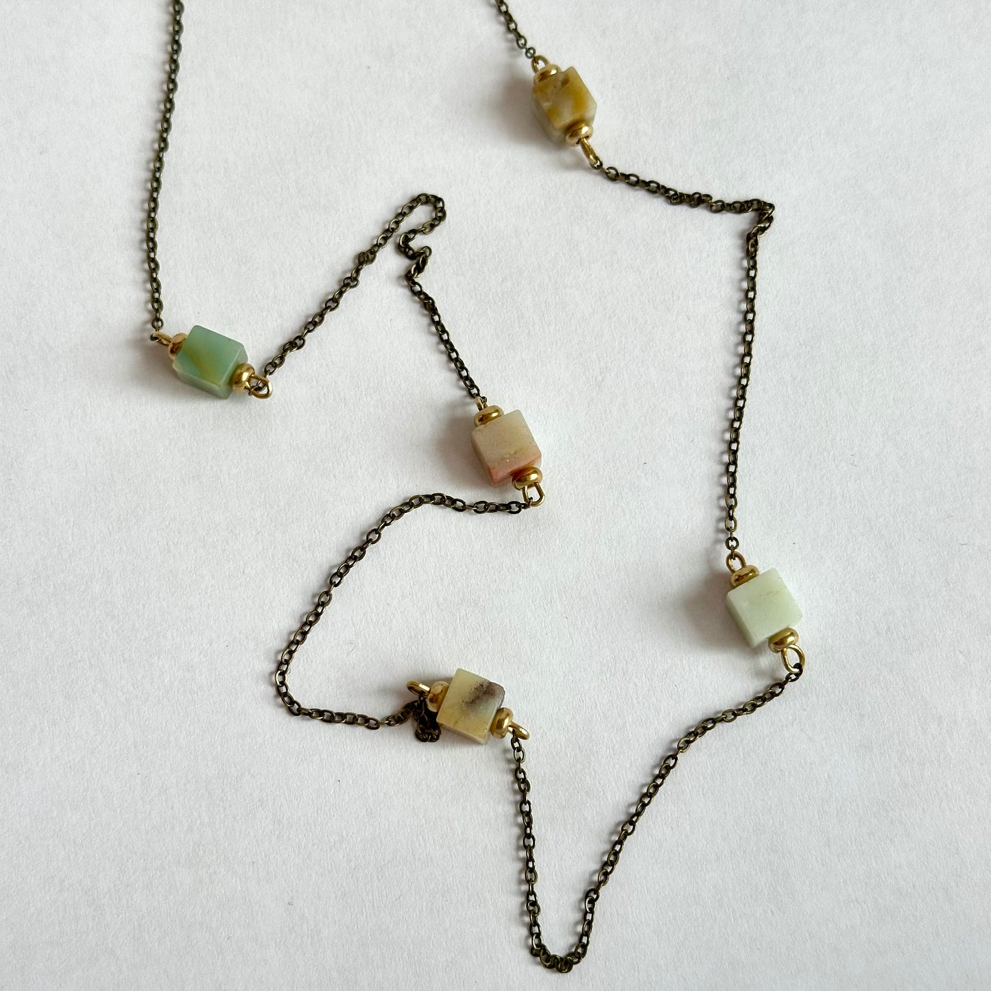 Boho Designs by Katya Amazonite Necklace Collection for Olson House