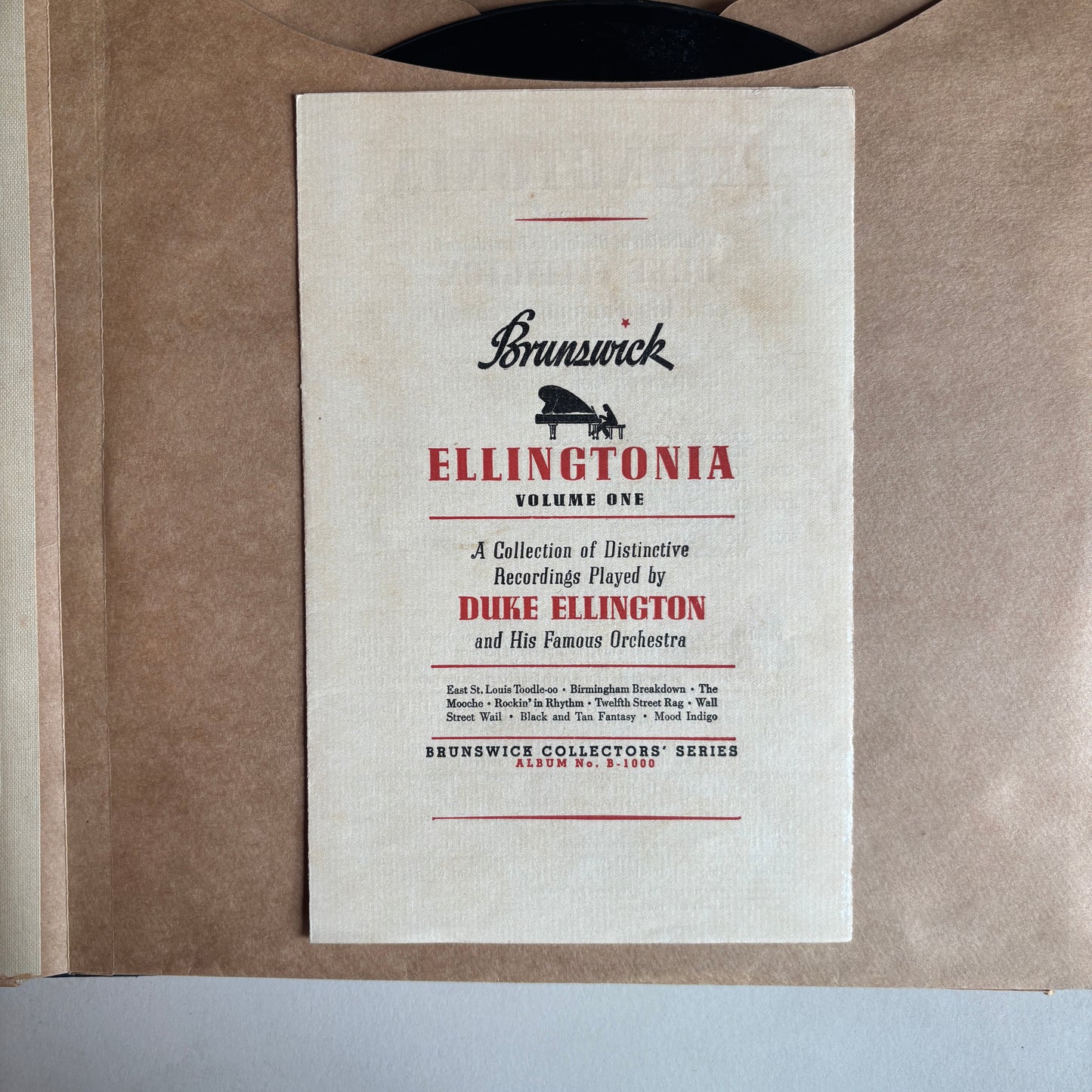Vintage Ellingtonia Volume 1 78 RPM Album Set