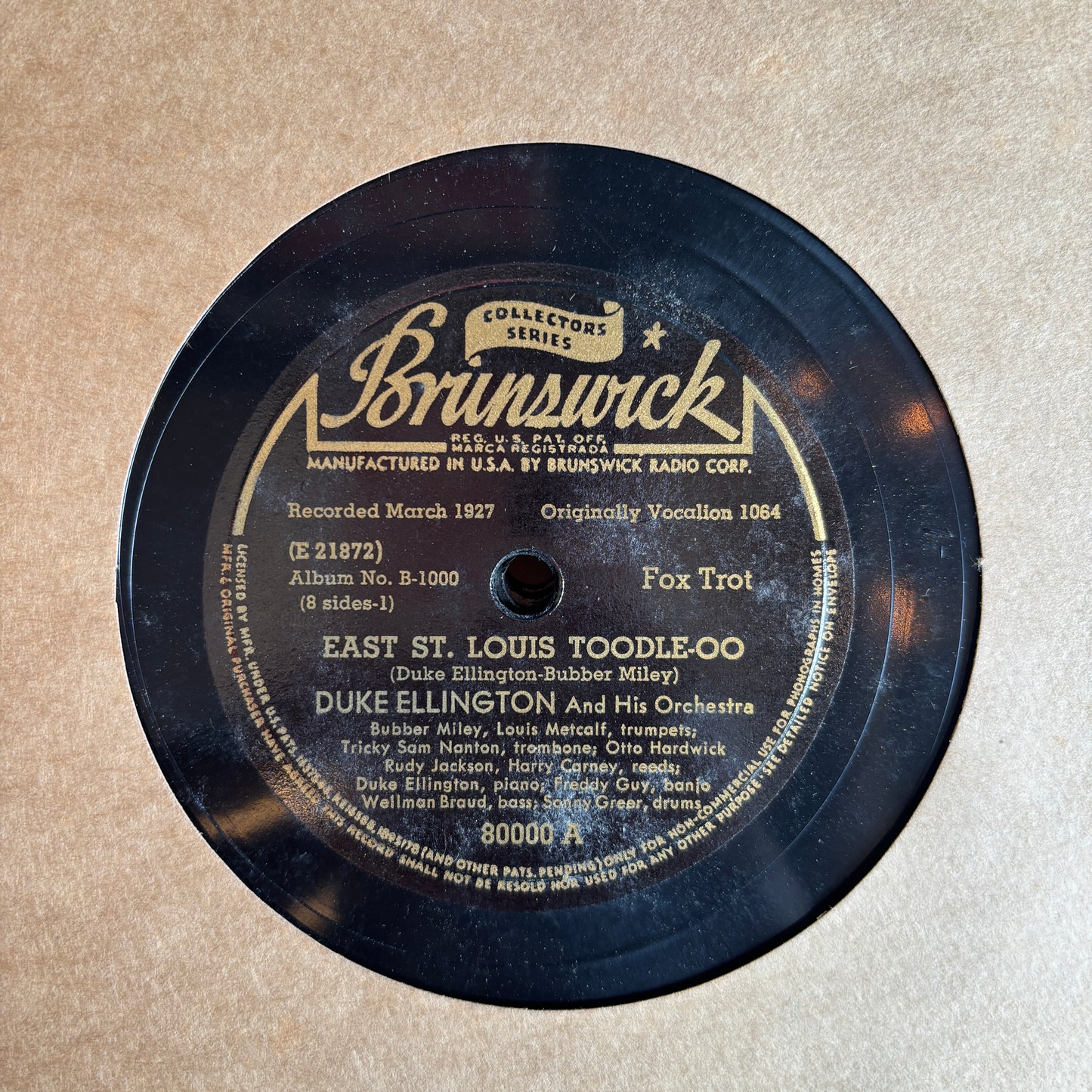 Vintage Ellingtonia Volume 1 78 RPM Album Set