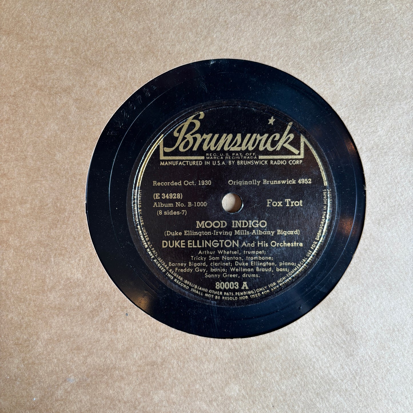 Vintage Ellingtonia Volume 1 78 RPM Album Set