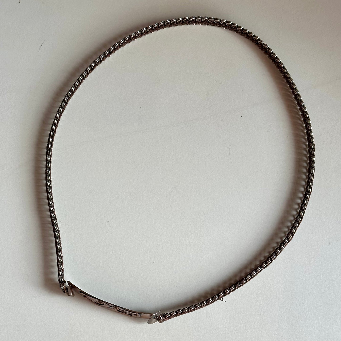 Vintage Rebajes Copper Stretch Belt