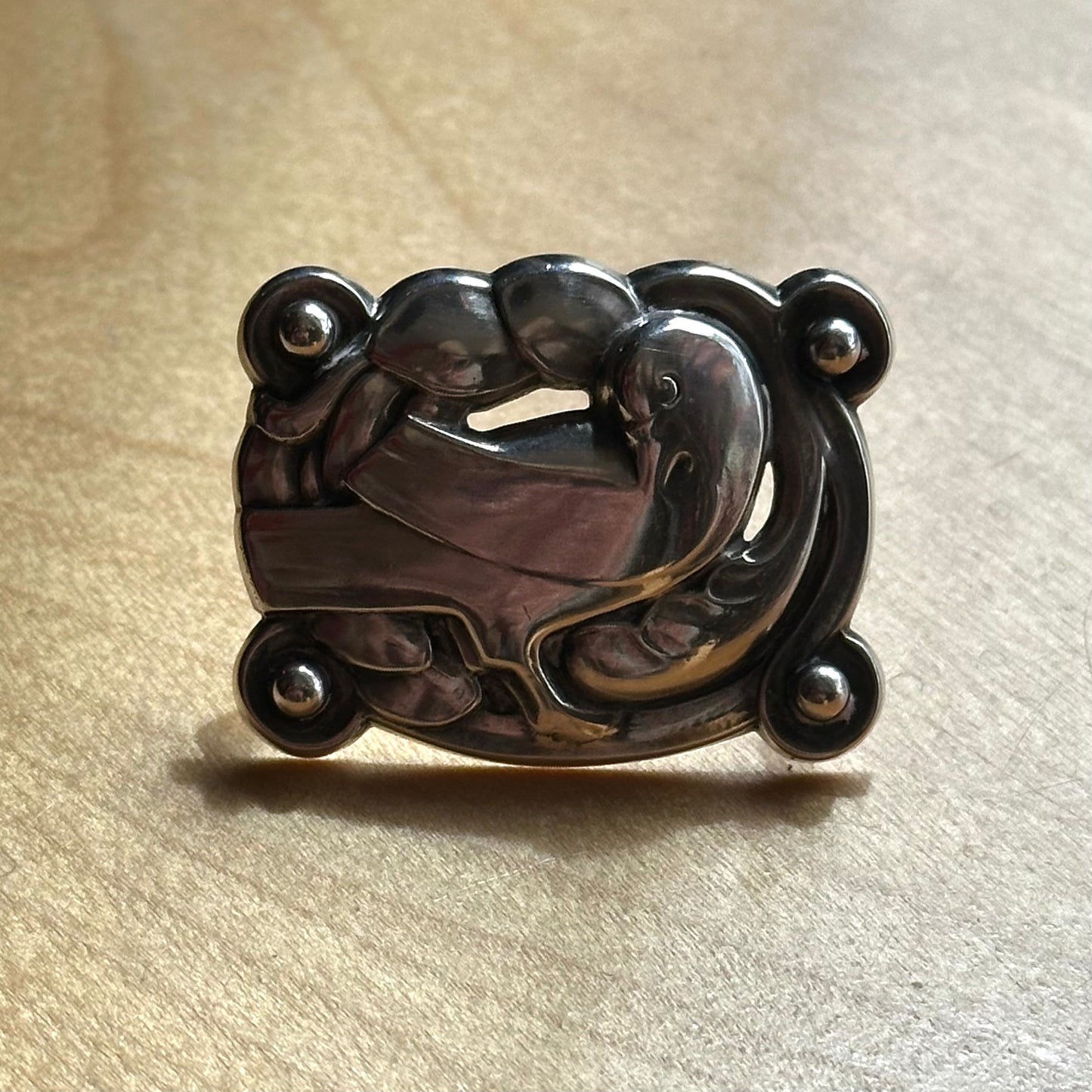 Vintage Georg Jensen Dove Brooch #204