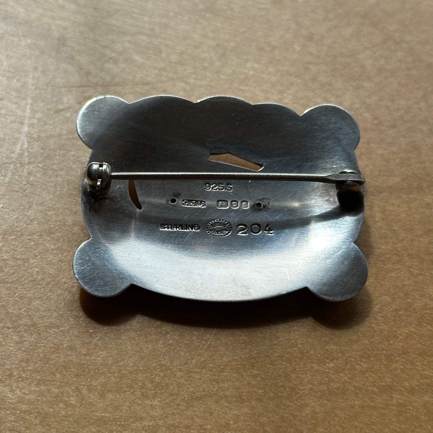 Vintage Georg Jensen Dove Brooch #204