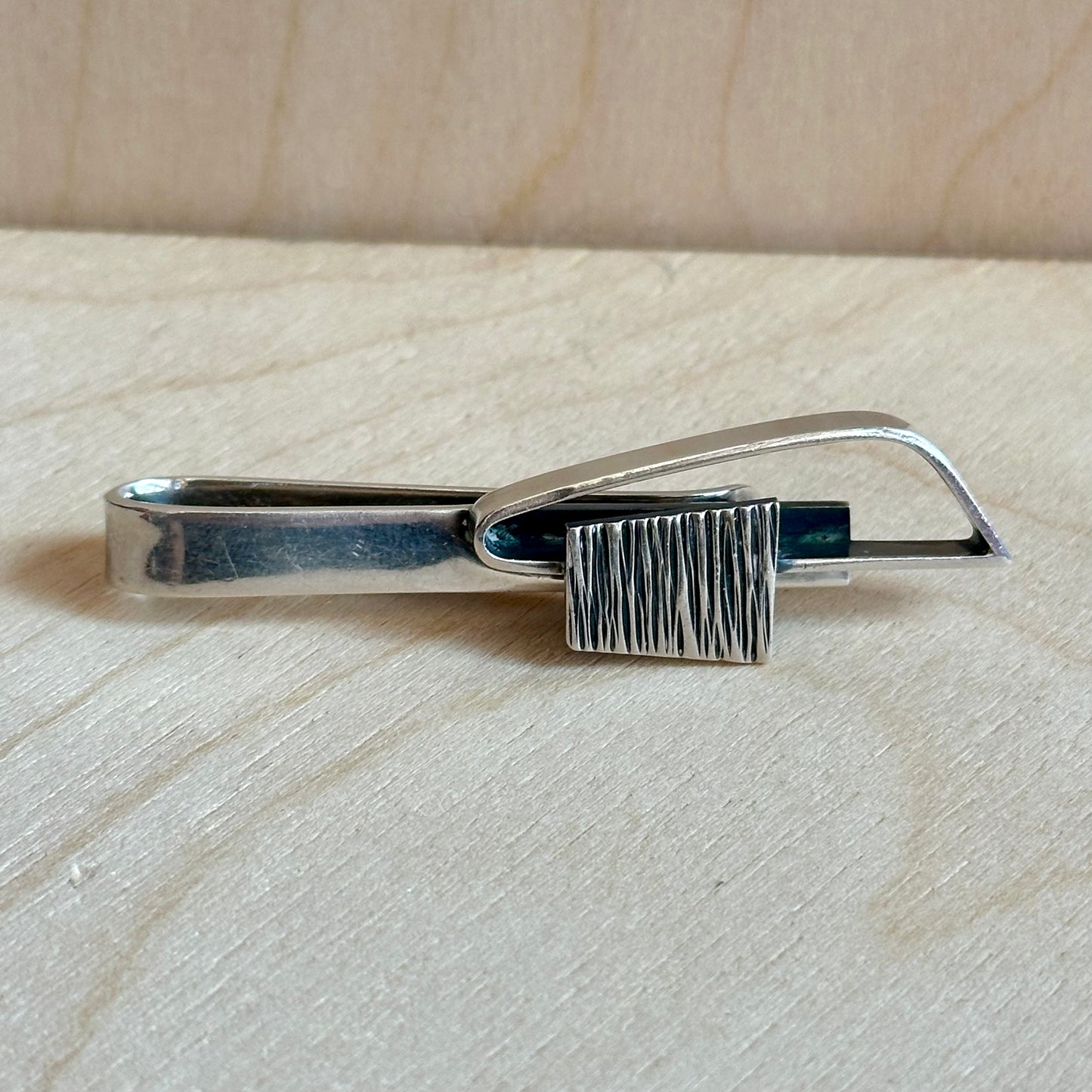 Vintage Henry Steig Sterling Tie Bar & Cufflinks Set