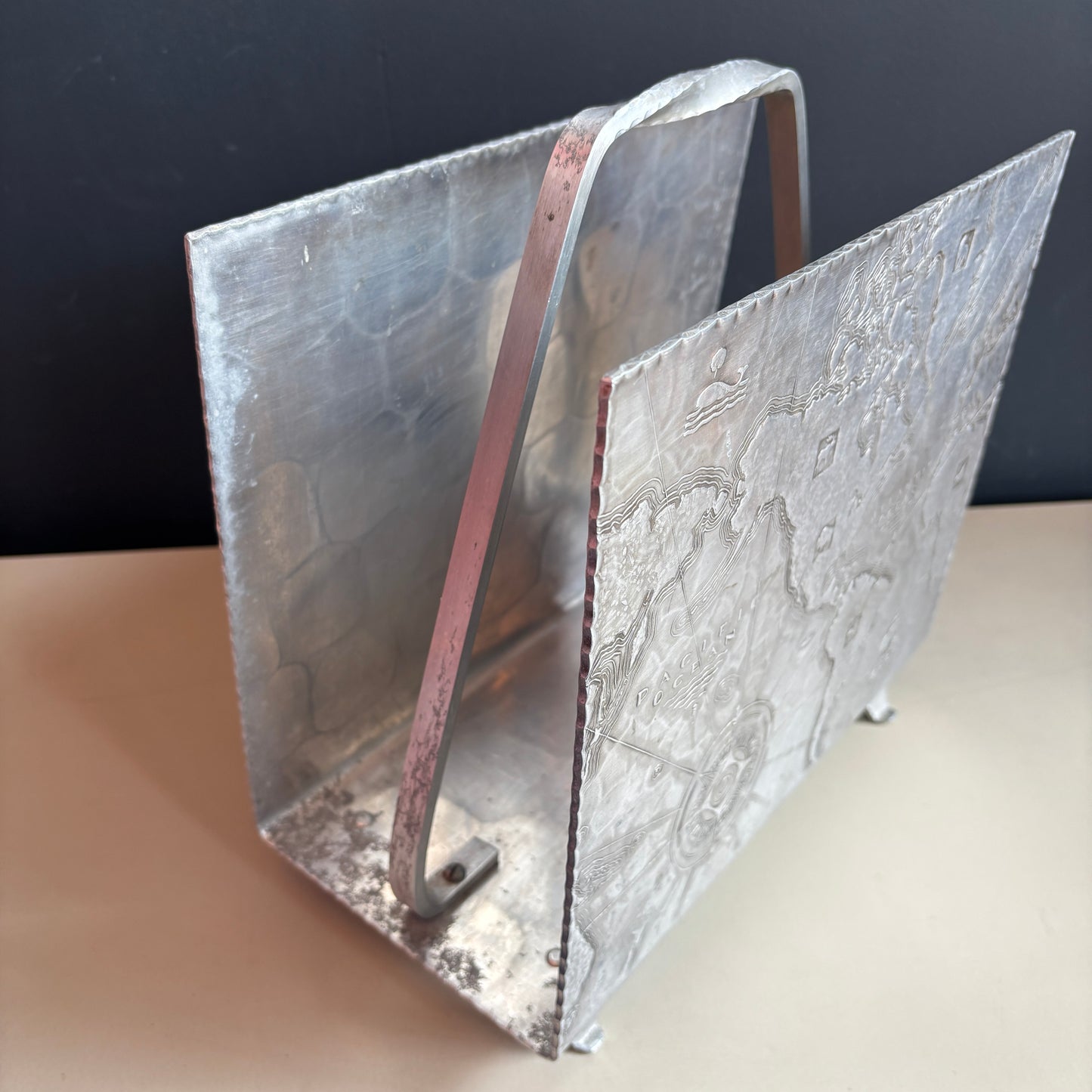 Vintage 1930's Arthur Armour Magazine Rack/Record Holder