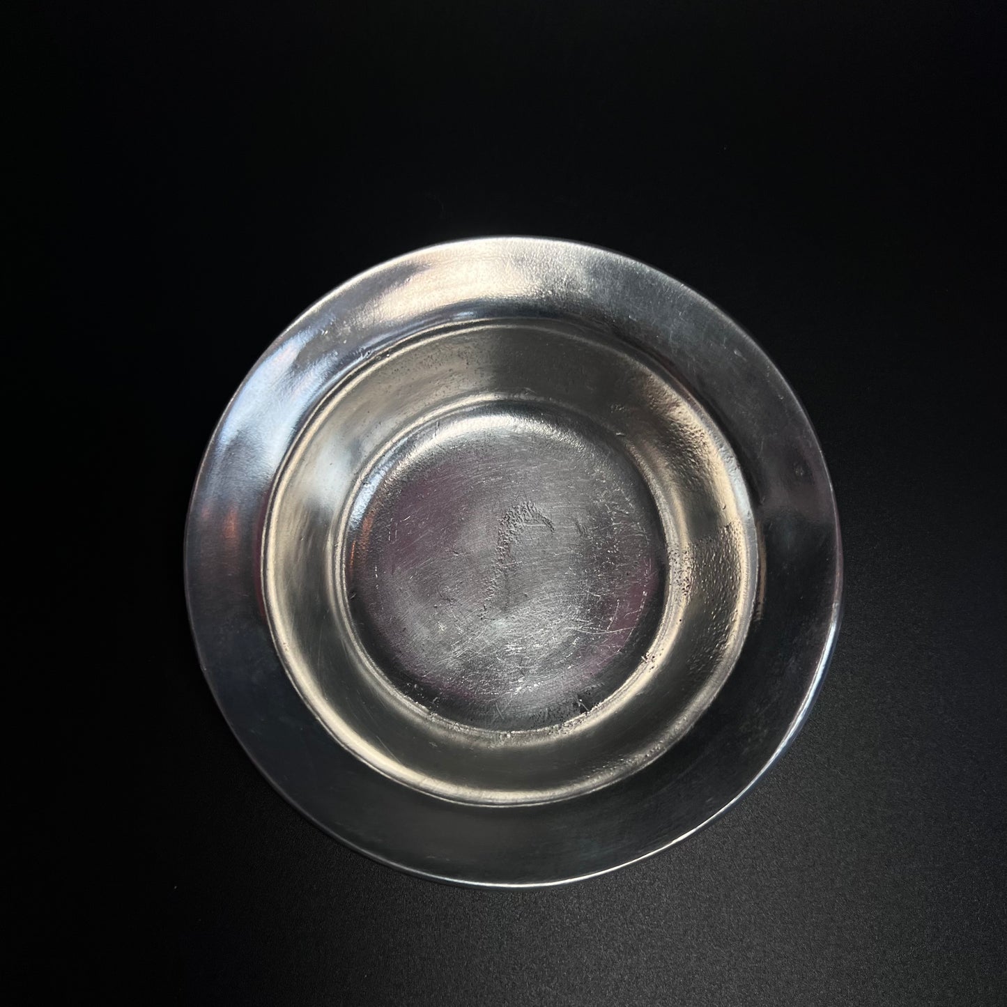 Vintage Askvoll Stopt Tinn Pewter Bowl