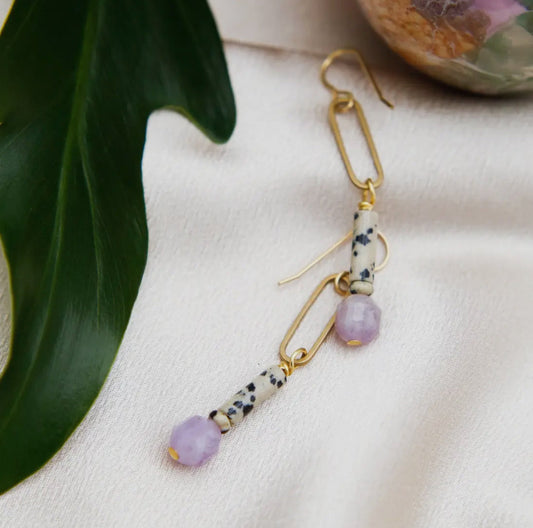 Cival Collective Amethyst JuJu Earrings