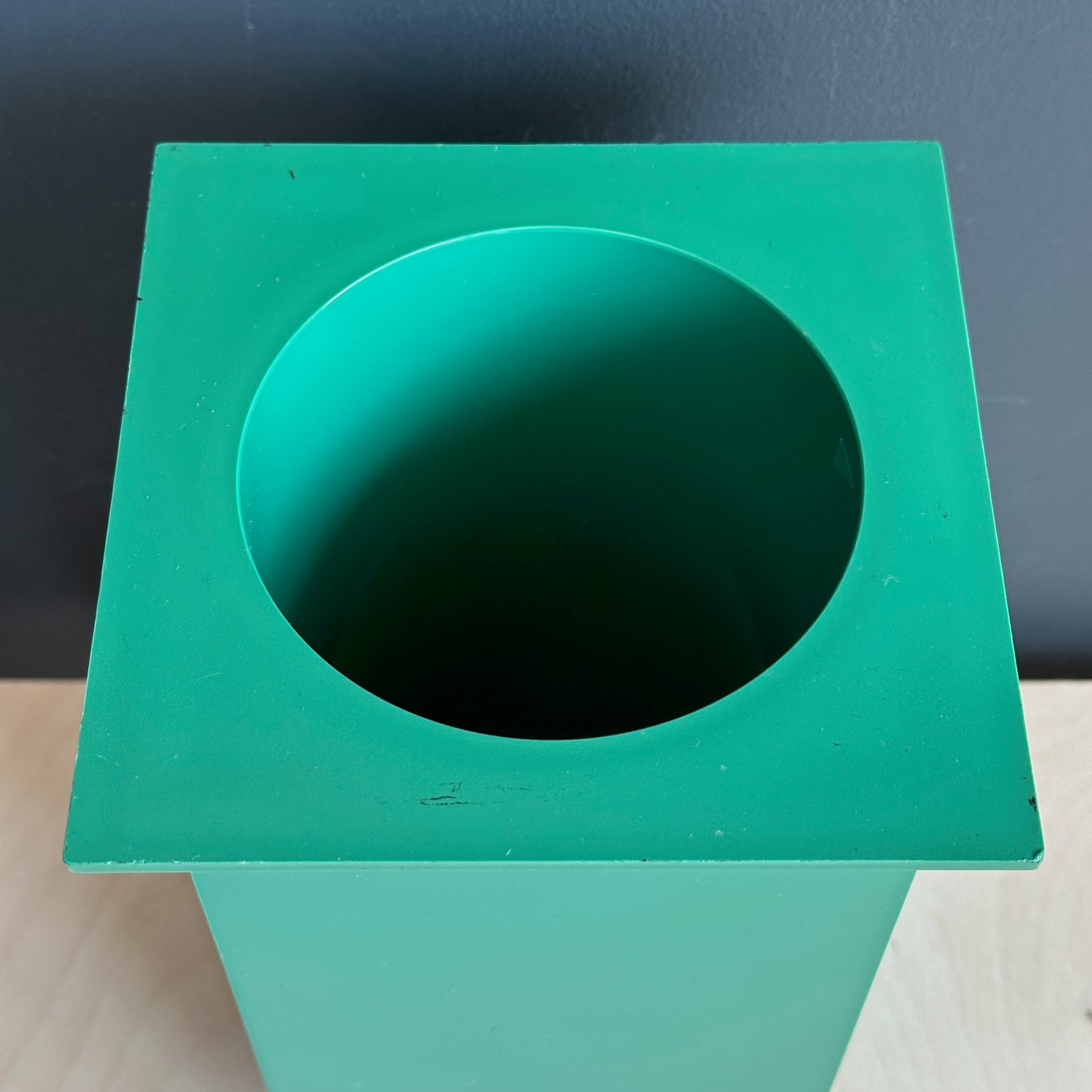 Michael Graves x Alessi green and blue wine holder/cannister
