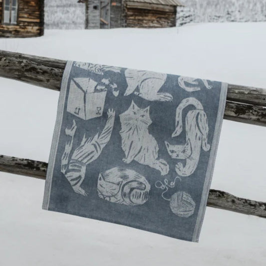 Lapuan Kankurit Kissanpäivät Tea Towel