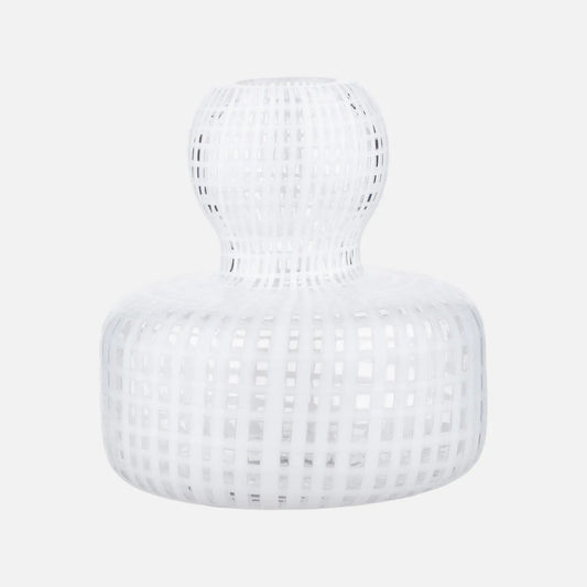 White Filigree Flower Vase by Marimekko