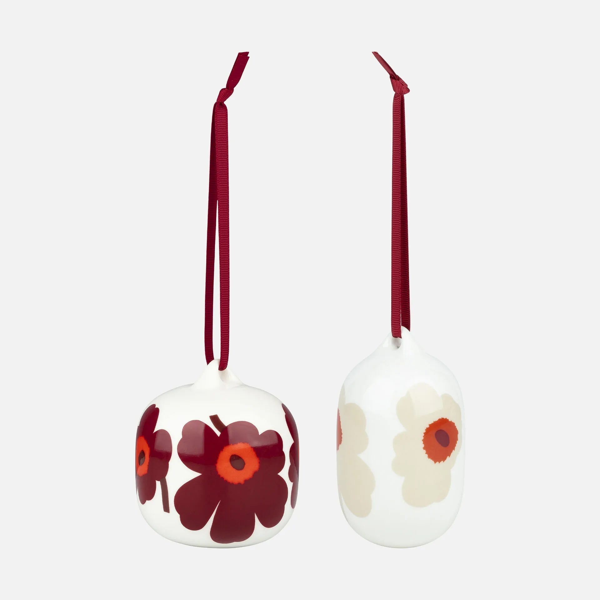 Marimekko Unikko Collectible Ornament Set of 2