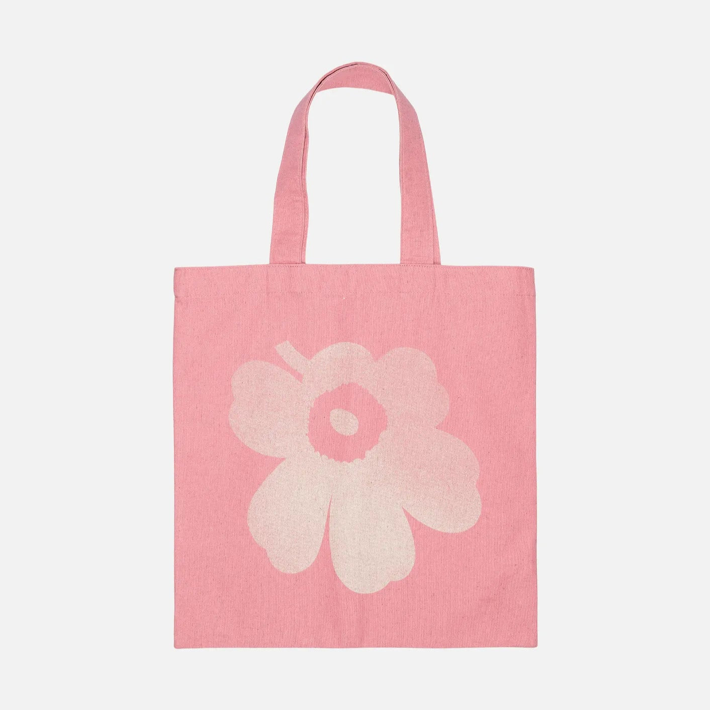 Marimekko Vankka Unikko Tote Bag in rose/off white