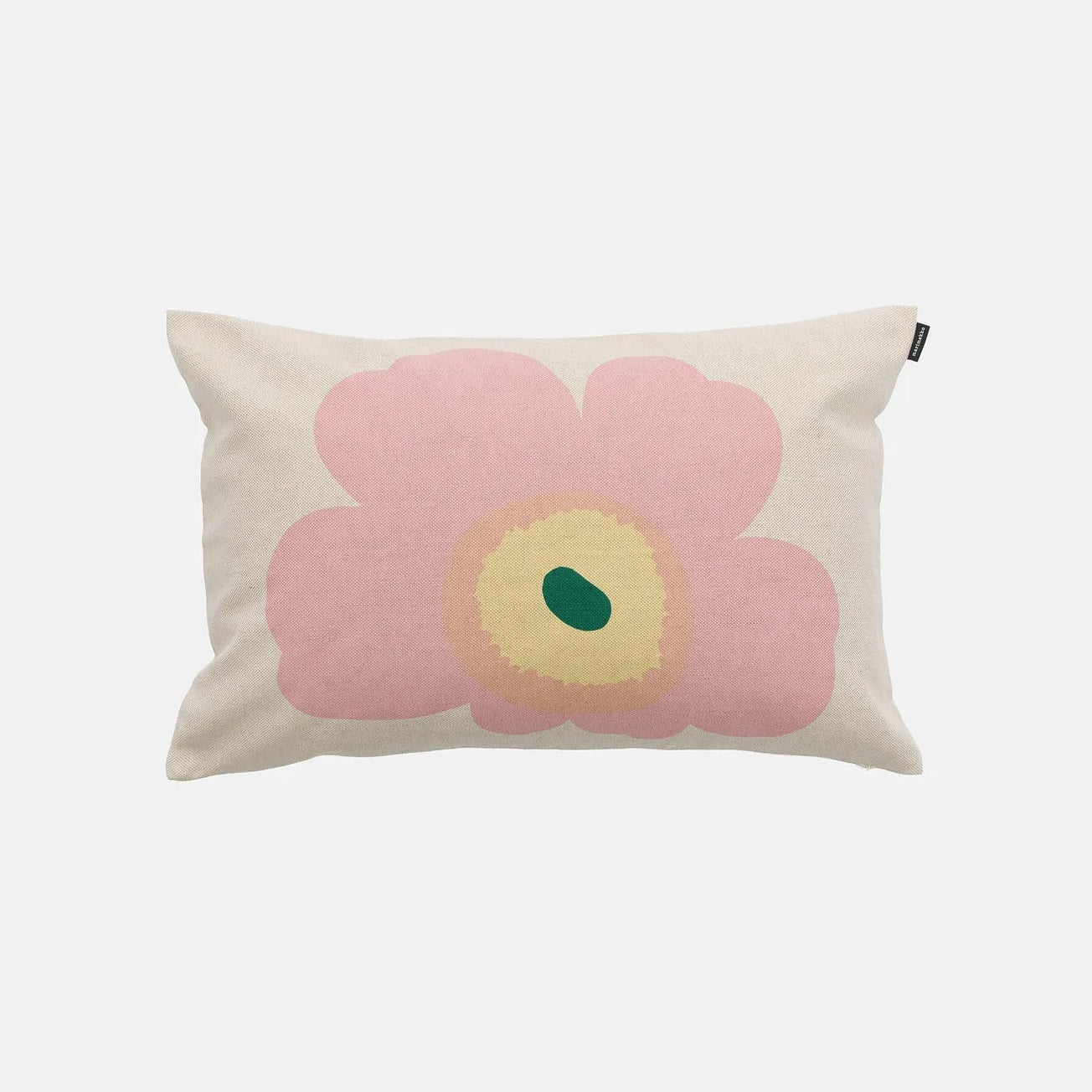 Marimekko Unikko Cushion Cover - Pink, light yellow, green