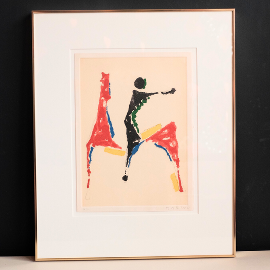 Marino Marini "Horse & Rider" etching with aquatint