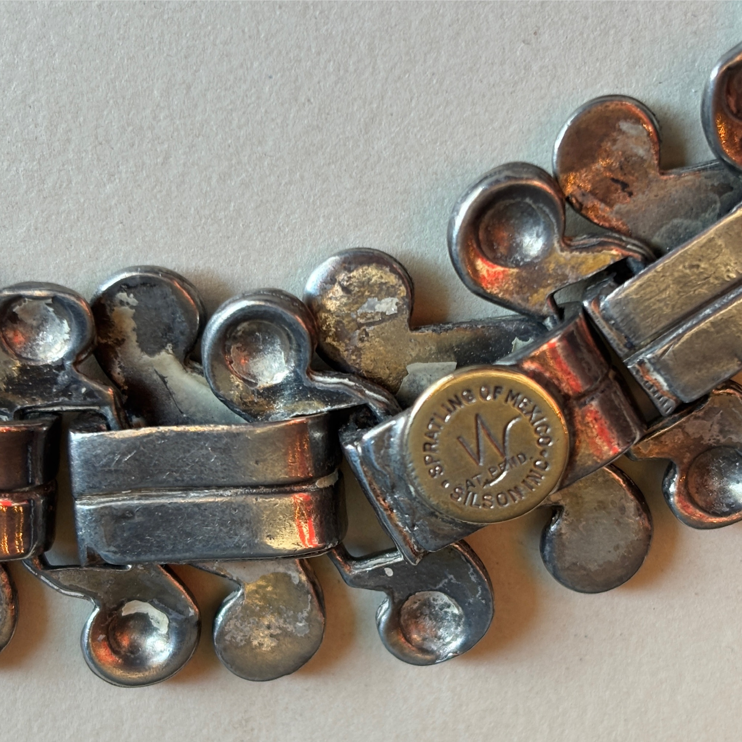 Vintage William Spratling for Silson Silverplate Link Necklace