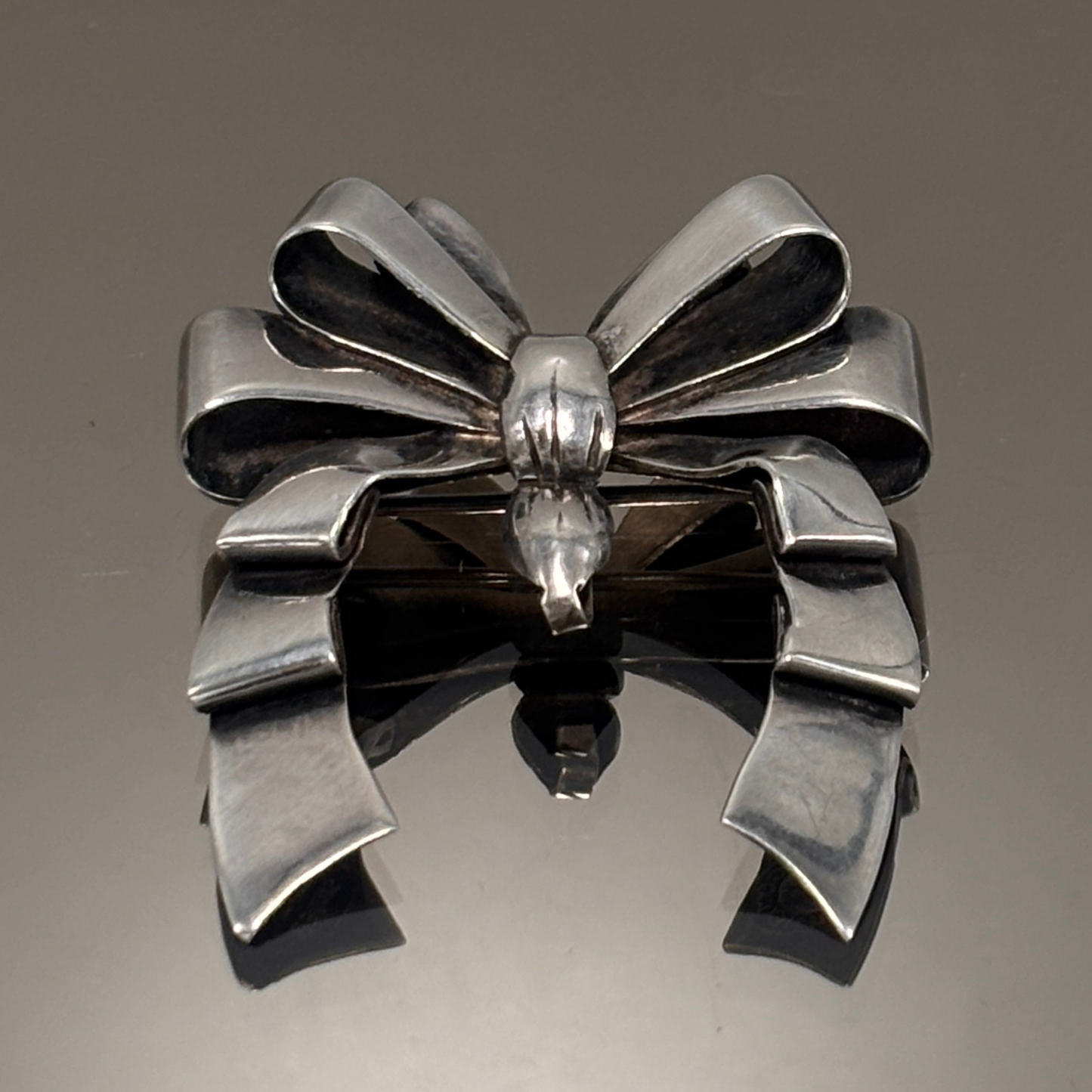 Vintage William Spratling Mexican Silver Bow Brooch