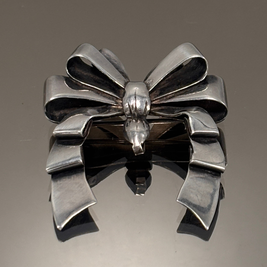 Vintage William Spratling Mexican Silver Bow Brooch