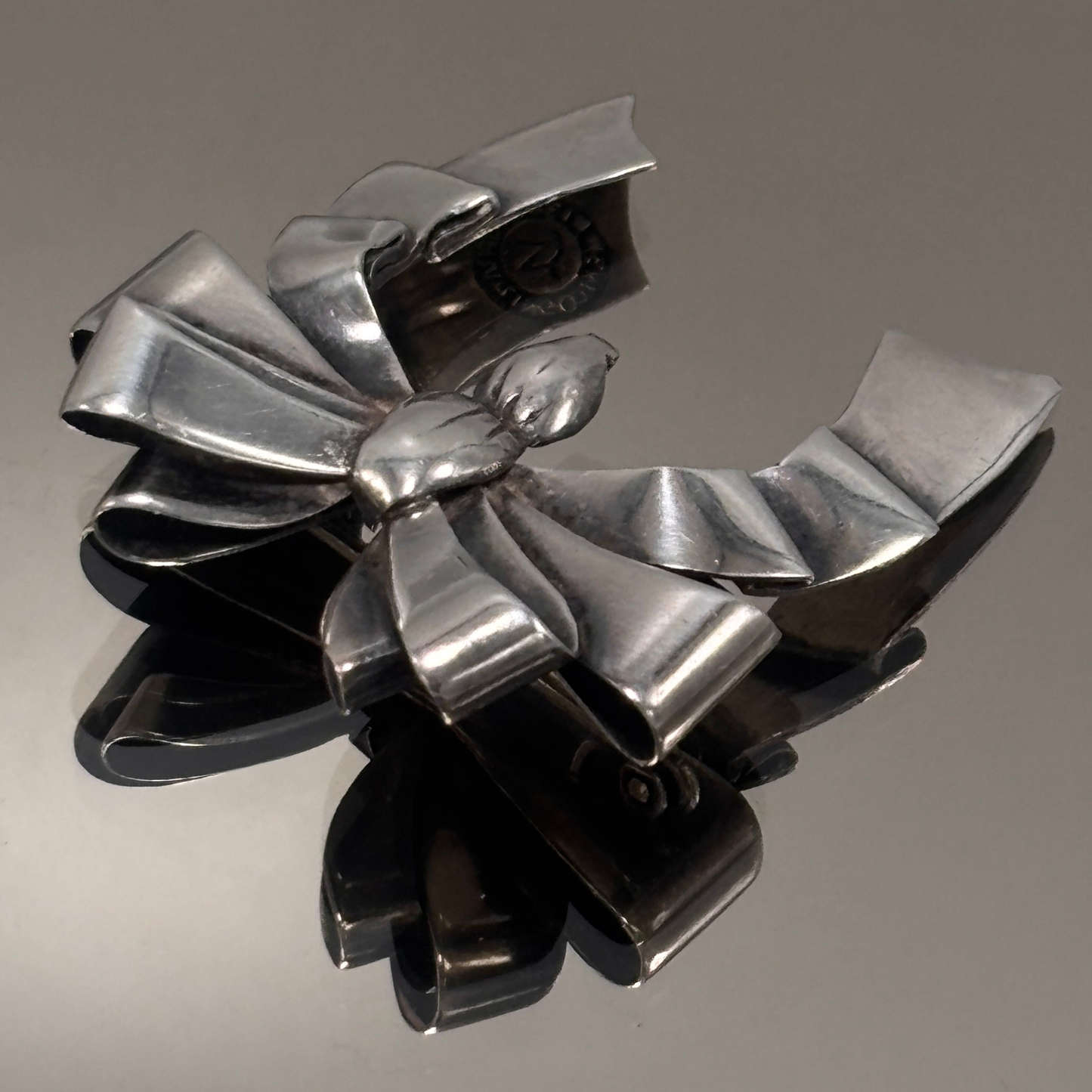 Vintage William Spratling Mexican Silver Bow Brooch
