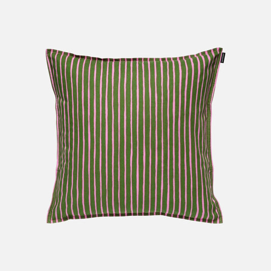 Green and Pink Piccolo Cushion Cover by Marimekko