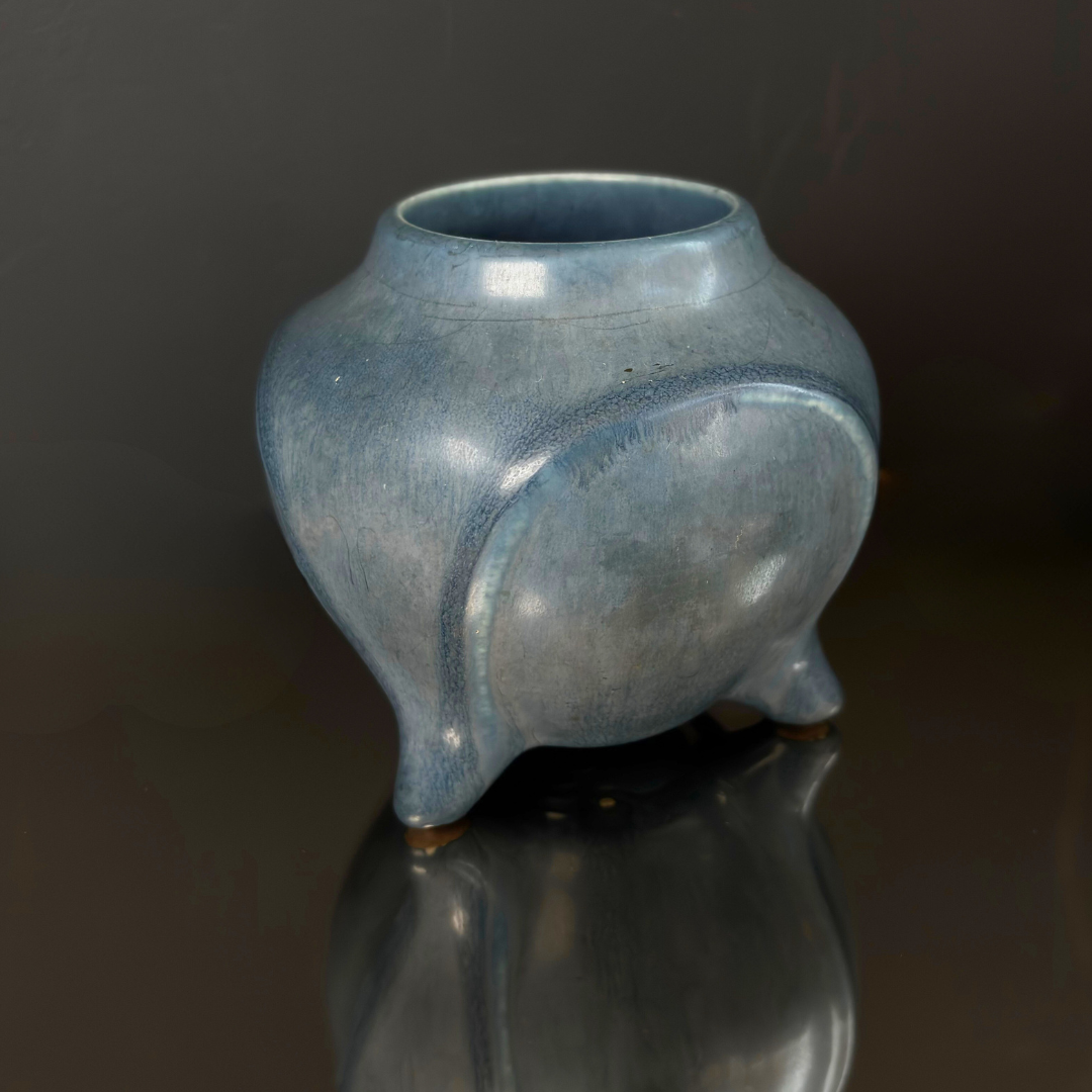 Vintage 1925 Rookwood Pottery Blue Vase