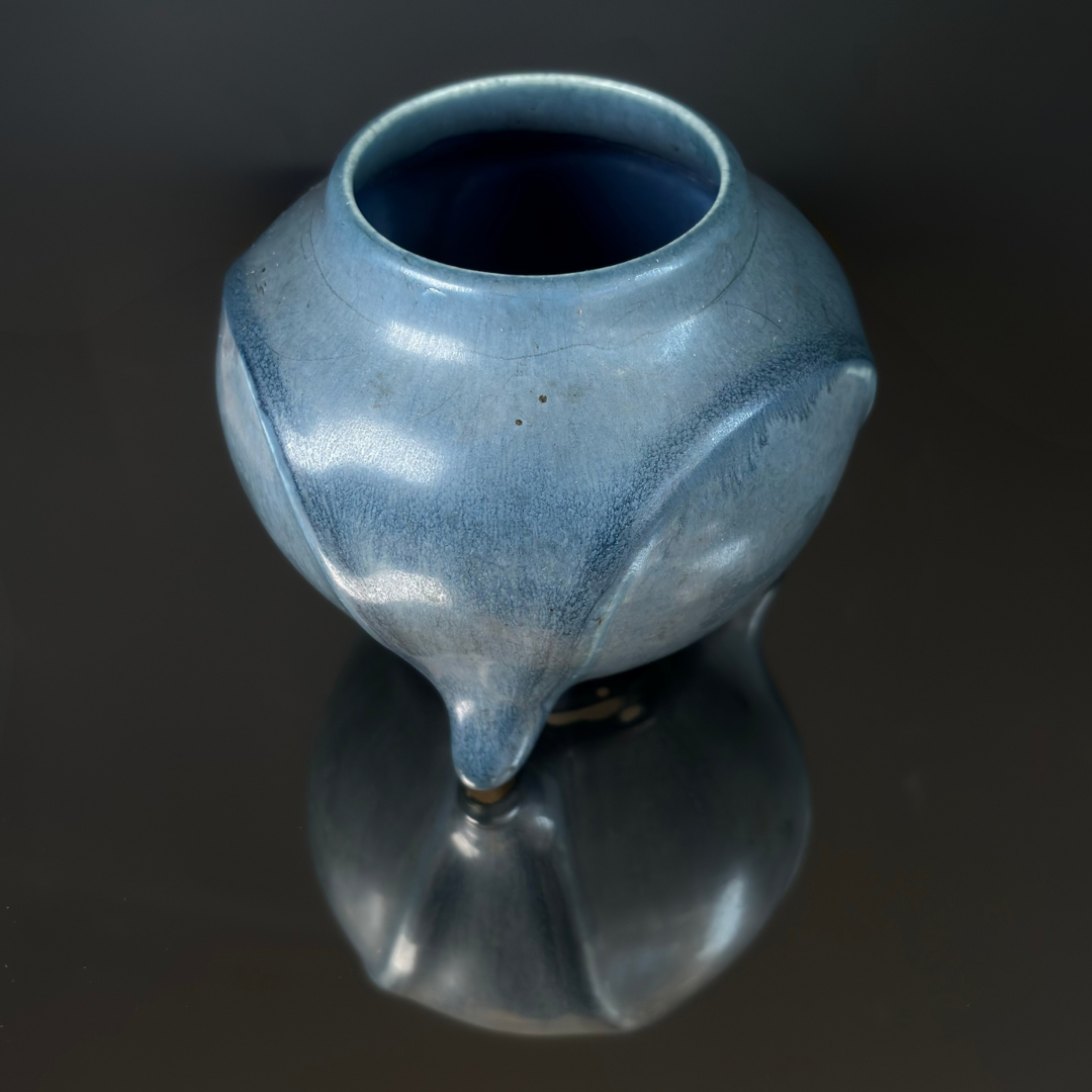 Vintage 1925 Rookwood Pottery Blue Vase
