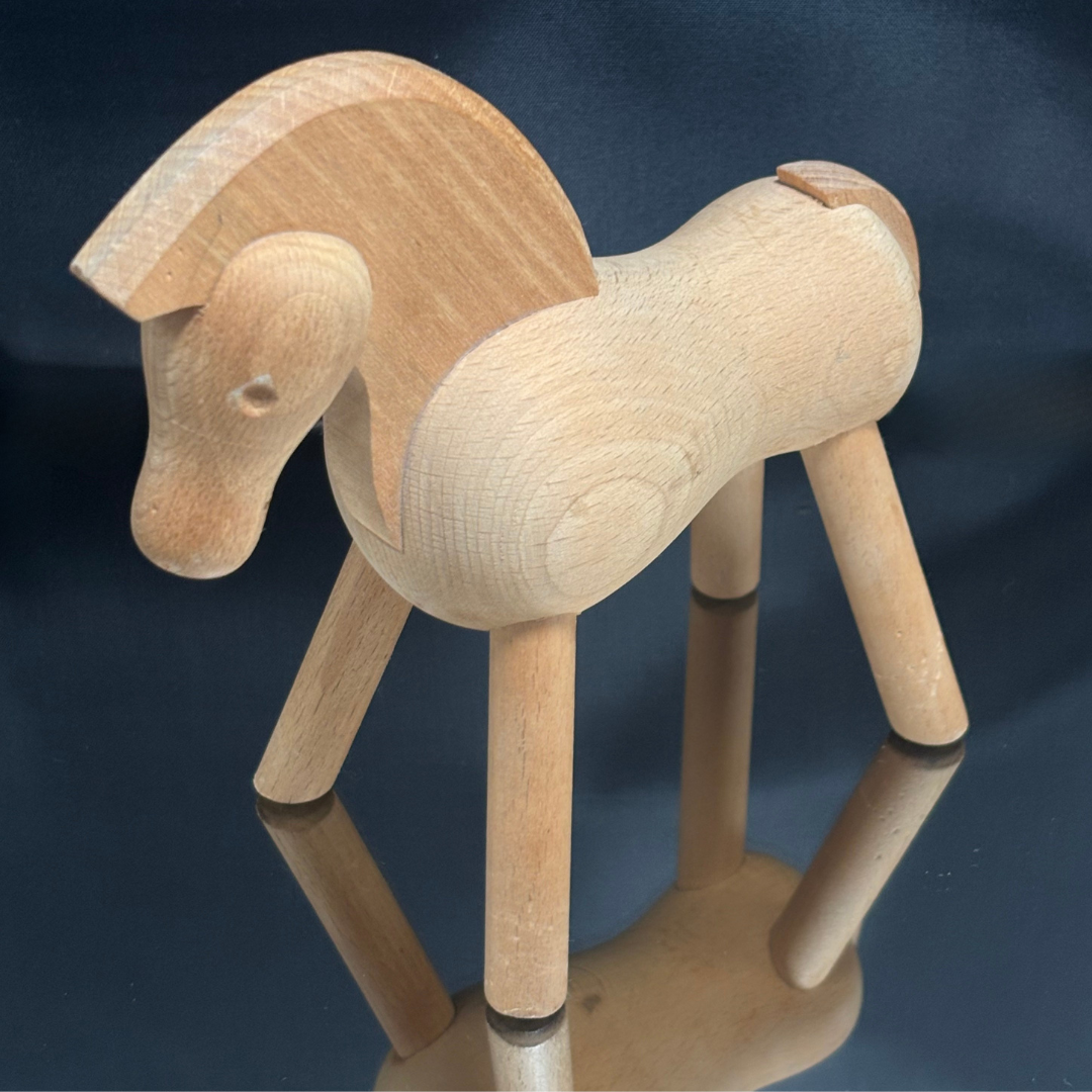 Vintage Kay Bojesen Denmark Wooden Horse