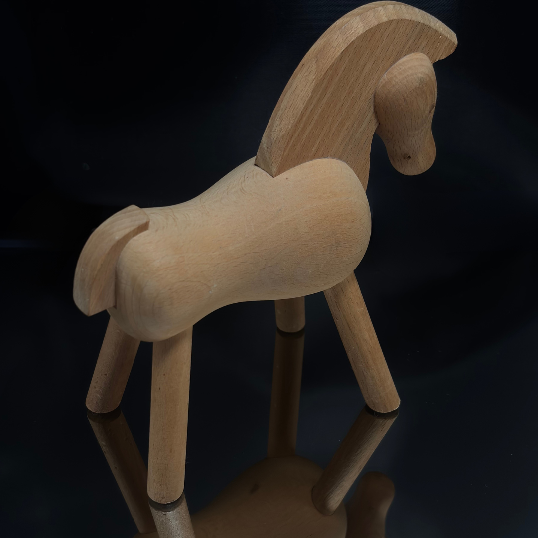Vintage Kay Bojesen Denmark Wooden Horse