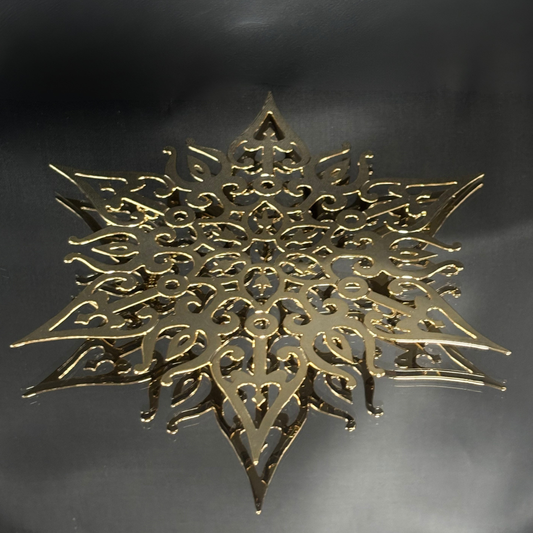 Vintage Metropolitan Museum of Art Gold Star Ornament