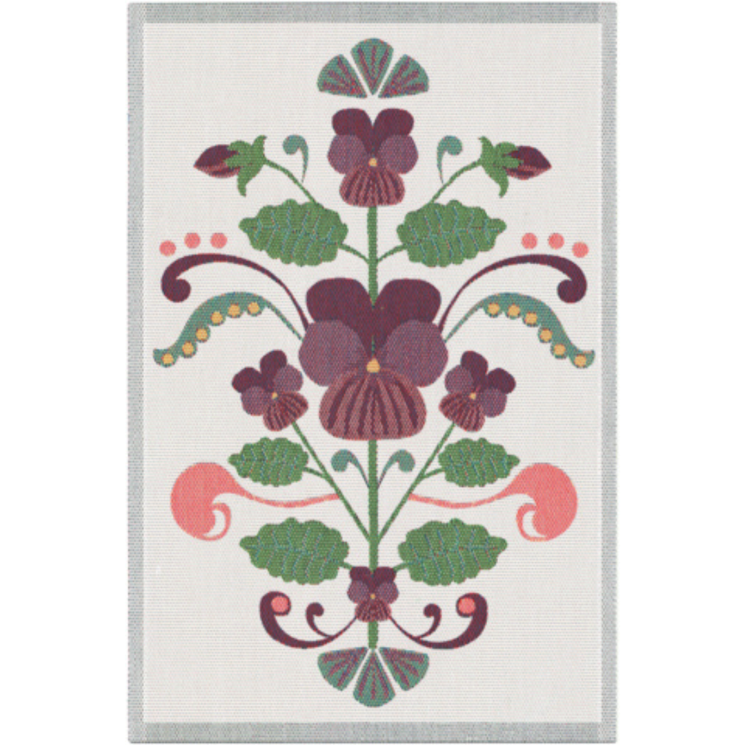 Ekelund Lindas Viol Kitchen Towel