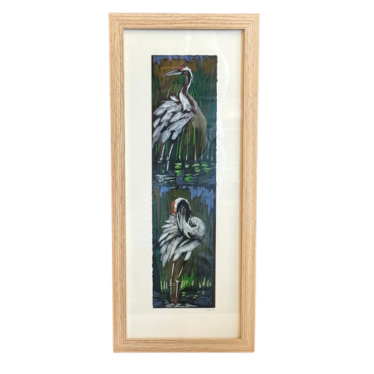 Mike Kasun "Bathing Cranes"