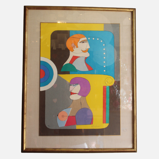 Vintage Richard Lindner "Exit"