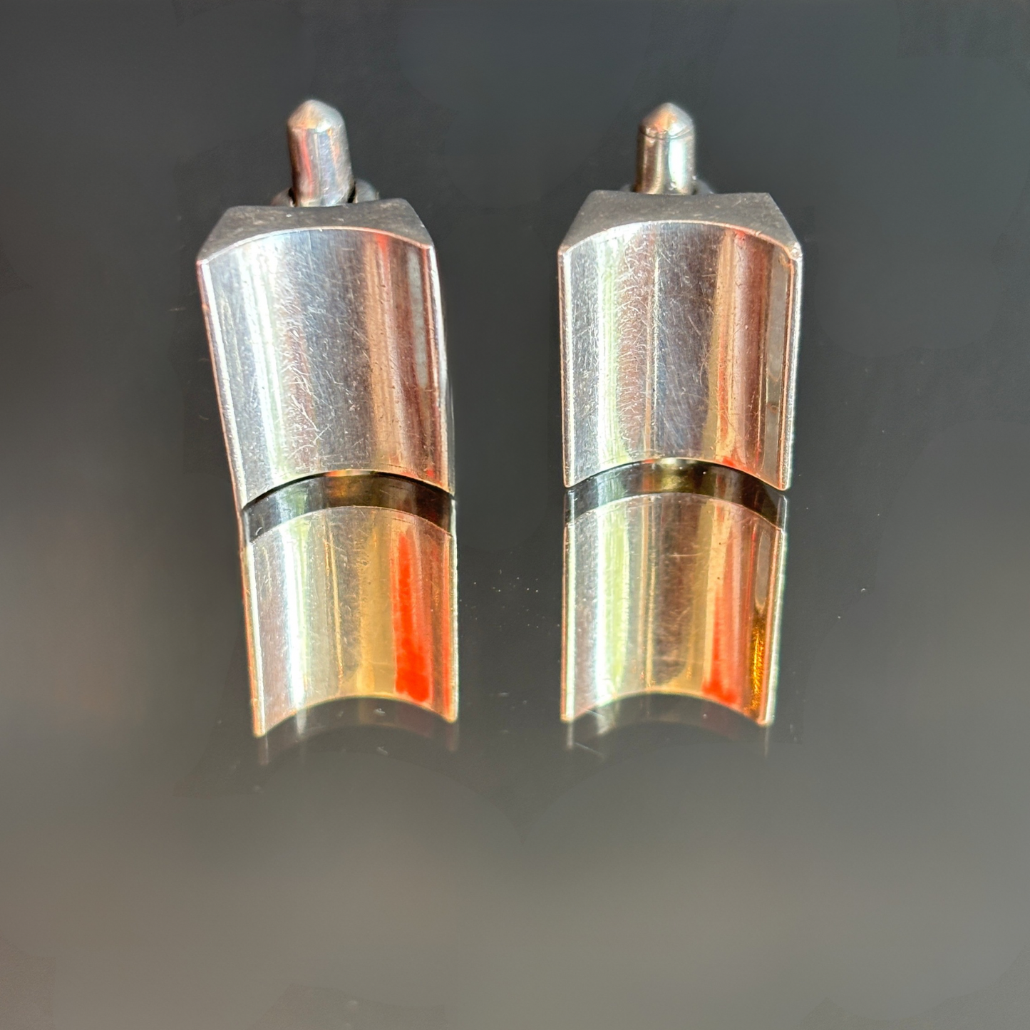 Vintage Antonio  Pineda Taxco Sterling Silver Cufflinks